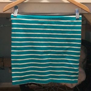 Striped Pencil Skirt